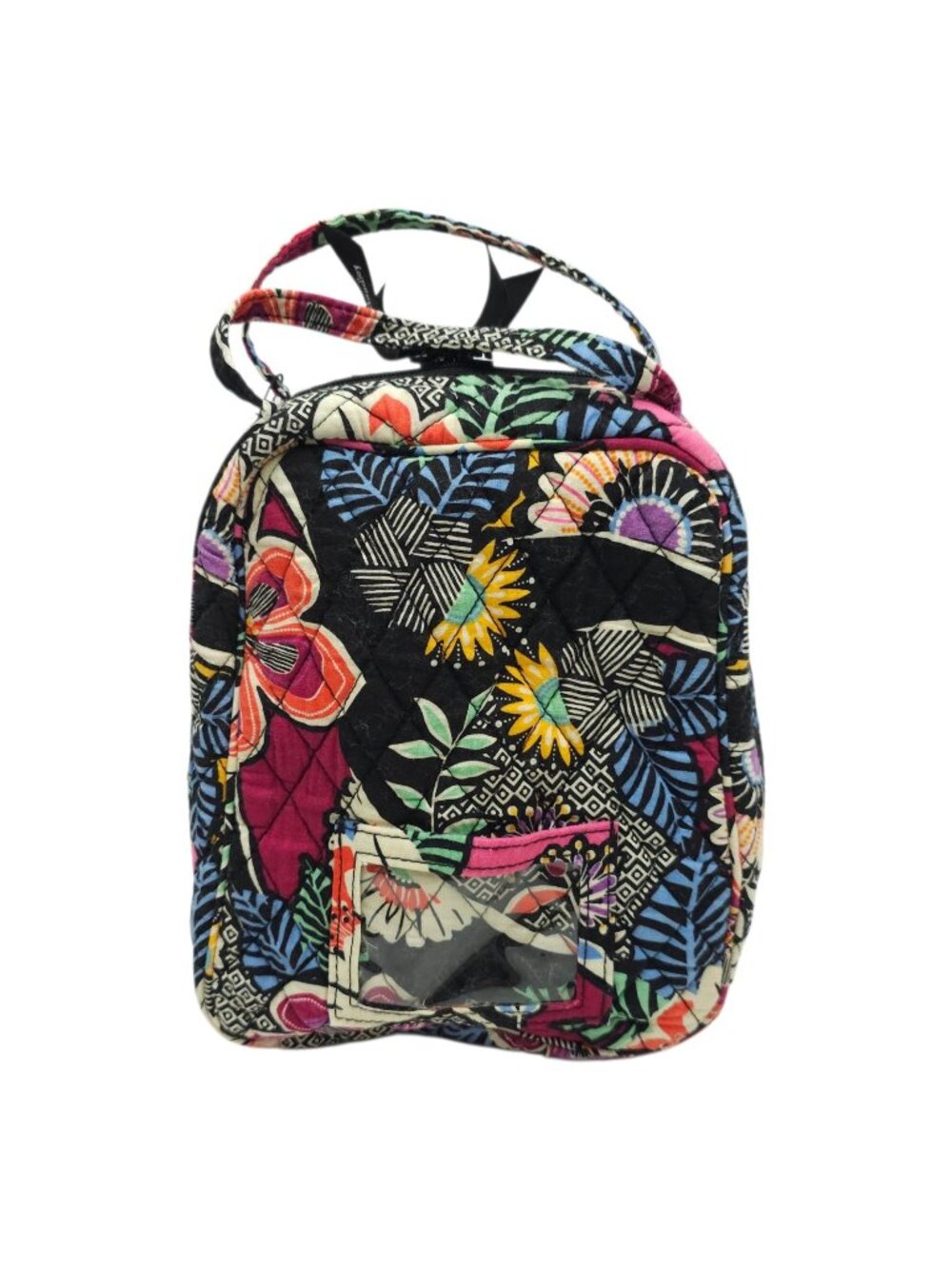 Vera Bradley Kauai Floral Lunch Bunch Bag Quilted Insulated Tote ID Window